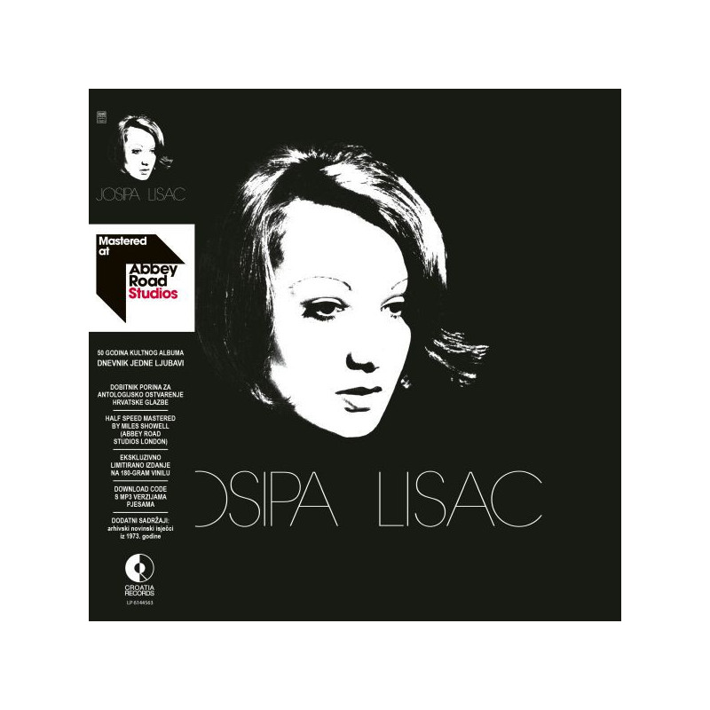 Josipa Lisac – Dnevnik jedne ljubavi (Masterd by Abbey Road) (180g) - 1LP